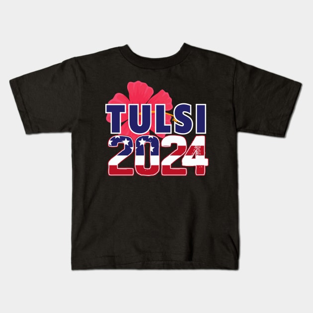 Tulsi 2024 Kids T-Shirt by HROC Gear & Apparel